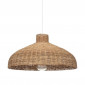 Lampe Suspension en Rotin "Origines" 58cm Beige|Suspensions|Paris Prix