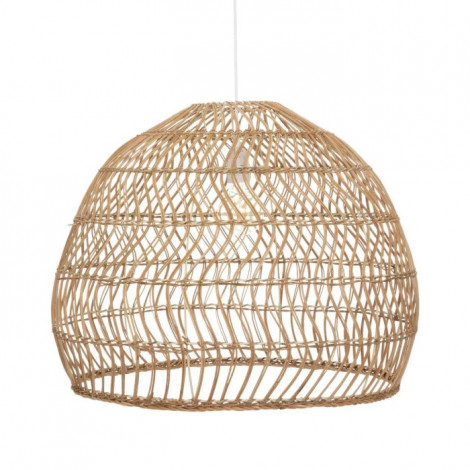 Lampe Suspension en Rotin "Joy" 58cm Beige|Suspensions|Paris Prix