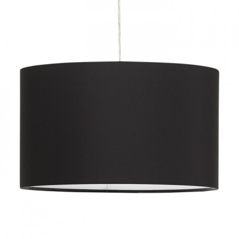 Lampe Suspension avec Abat-Jour "Fidelio" 50cm Noir|Suspensions|Paris Prix