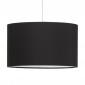 Lampe Suspension avec Abat-Jour "Fidelio" 50cm Noir|Suspensions|Paris Prix