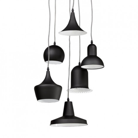 Suspension Multiple "Lake" 60cm Noir|Suspensions|Paris Prix