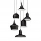 Suspension Multiple "Lake" 60cm Noir|Suspensions|Paris Prix