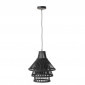 Lampe Suspension en Bambou "Midano" 30cm Noir|Suspensions|Paris Prix