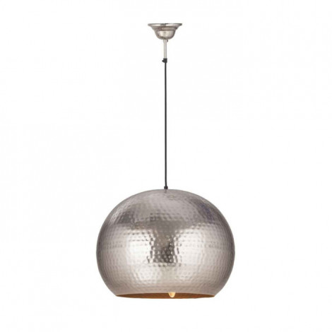 Lampe Suspension Design "Fabricia" 47cm Argent|Suspensions|Paris Prix