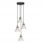 Lampe Suspension 4 Têtes "Alak" 80cm Noir|Suspensions|Paris Prix