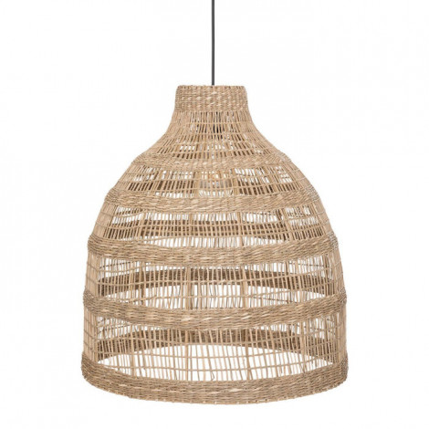 Lampe Suspension en Osier "Seav" 50cm Beige|Suspensions|Paris Prix