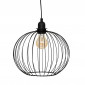 Lampe Suspension en Métal "Victa" 28cm Noir|Suspensions|Paris Prix