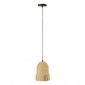 Lampe Suspension en Jonc "Lignes" 26cm Naturel|Suspensions|Paris Prix
