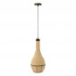Lampe Suspension en Jonc "Poire" 56cm Naturel|Suspensions|Paris Prix