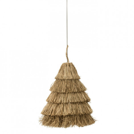 Lampe Suspension en Jonc "5 Couches" 50cm Naturel|Suspensions|Paris Prix