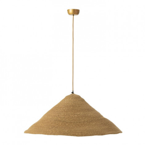 Lampe Suspension Chapeau "Moonj" 80cm Naturel|Suspensions|Paris Prix