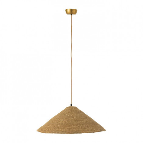 Lampe Suspension Chapeau "Moonj" 60cm Naturel|Suspensions|Paris Prix
