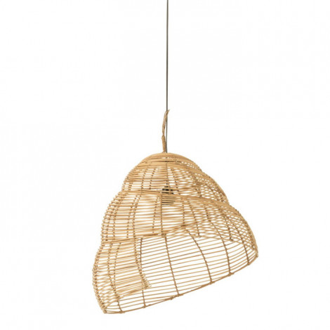 Lampe Suspension Bambou "Escargot" 55cm Naturel|Suspensions|Paris Prix
