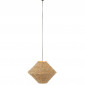 Lampe Suspension en Jonc "Soucoupe" 35cm Naturel|Suspensions|Paris Prix
