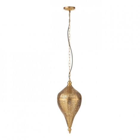 Lampe Suspension en Métal "Goutte" 53cm Or|Suspensions|Paris Prix