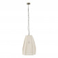 Lampe Suspension en Lin "Poire" 173cm Blanc|Suspensions|Paris Prix