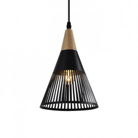 Lampe Suspension Déco "Gruid" 25cm Noir|Suspensions|Paris Prix