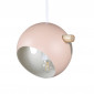 Lampe Suspension Déco "Tubbie" 23cm Rose Poudré|Suspensions|Paris Prix