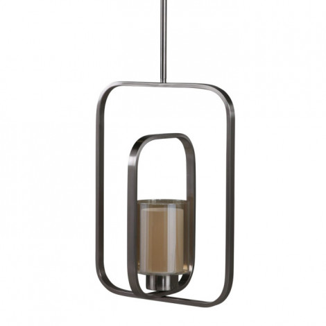 Lampe Suspension Design "Aludra" 46cm Argent|Suspensions|Paris Prix