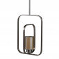 Lampe Suspension Design "Aludra" 46cm Argent|Suspensions|Paris Prix