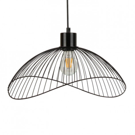 Lampe Suspension Design "Elsa" 40cm Noir|Suspensions|Paris Prix