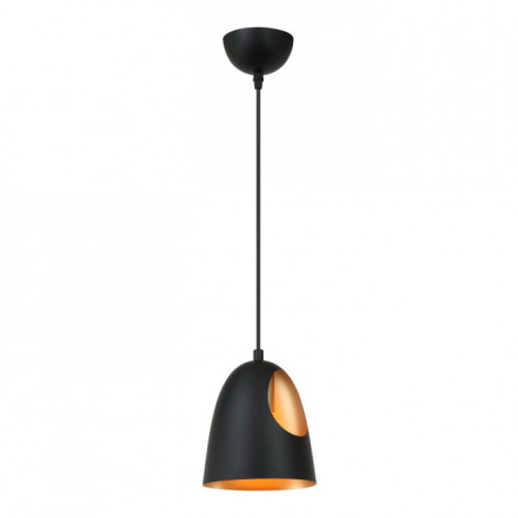 Lampe Suspension Design "Elda" 17cm Noir|Suspensions|Paris Prix