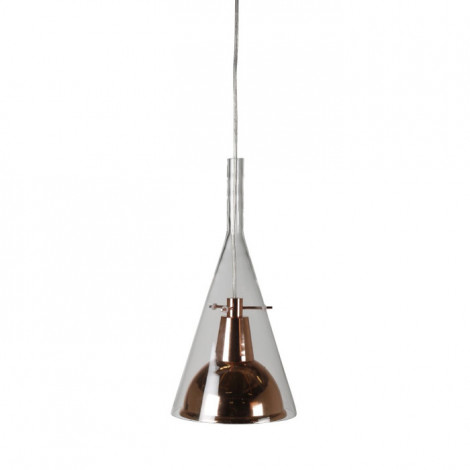 Lampe Suspension Design "Sirius" 40cm Cuivre|Suspensions|Paris Prix