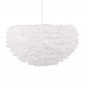Lampe Suspension en plume "Nicola" 60cm Blanc|Suspensions|Paris Prix