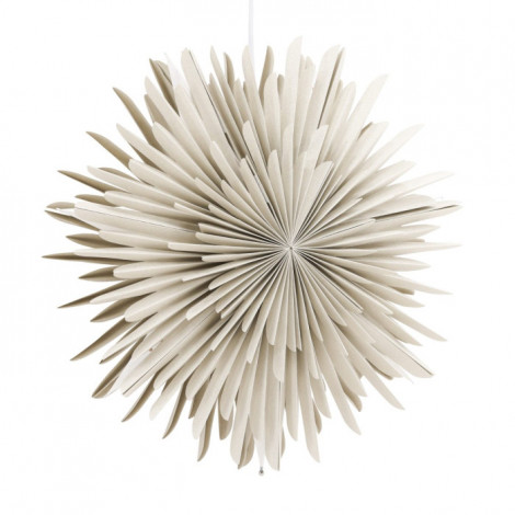 Lampe Suspension Design "Selen" 46cm Beige|Suspensions|Paris Prix