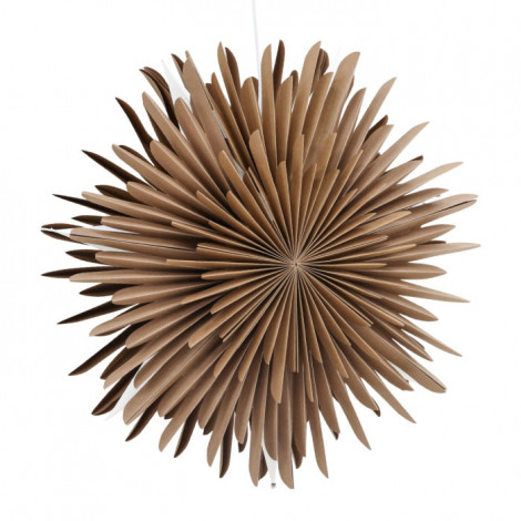 Lampe Suspension Design "Selen" 46cm Marron Clair|Suspensions|Paris Prix