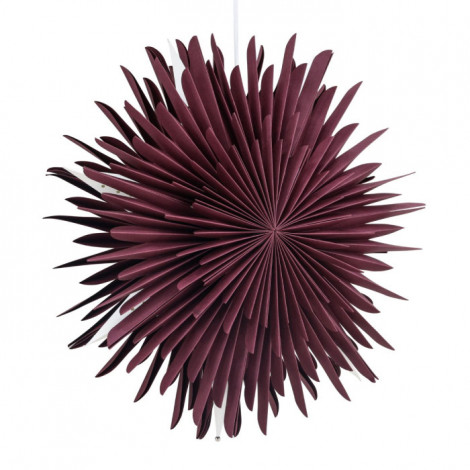 Lampe Suspension Design "Selen" 46cm Rouge Foncé|Suspensions|Paris Prix