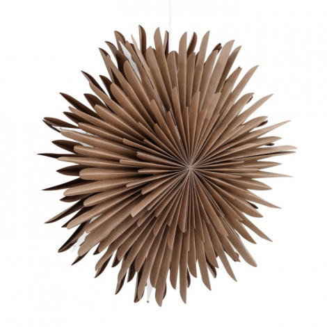 Lampe Suspension Design "Selen" 60cm Marron Clair|Suspensions|Paris Prix
