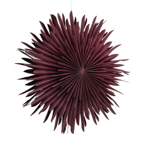 Lampe Suspension Design "Selen" 60cm Rouge Foncé|Suspensions|Paris Prix
