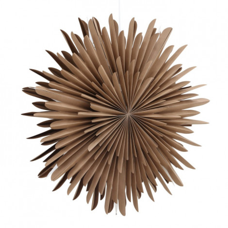 Lampe Suspension Design "Selen" 80cm Marron Clair|Suspensions|Paris Prix