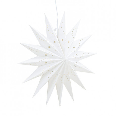 Lampe Suspension Déco "Lindvallen" 51cm Blanc|Suspensions|Paris Prix