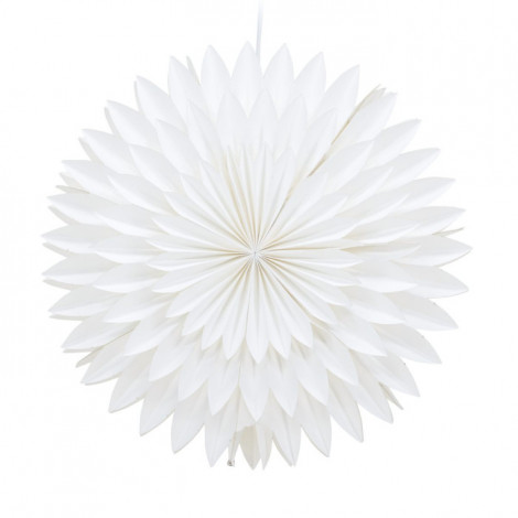 Lampe Suspension Déco "Storlien" 46cm Blanc|Suspensions|Paris Prix