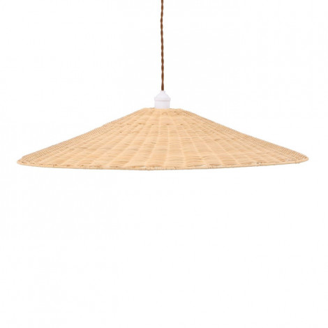 Lampe Suspension en Rotin "Herrestad" 80cm Naturel|Suspensions|Paris Prix
