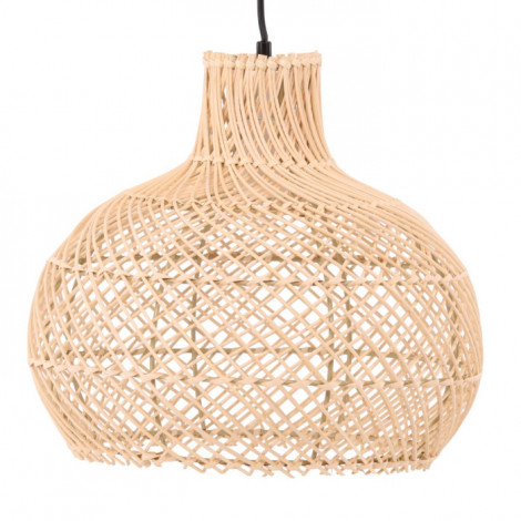 Lampe Suspension Déco en Rotin "Varekil" 35cm Naturel|Suspensions|Paris Prix