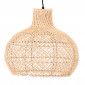 Lampe Suspension Déco en Rotin "Varekil" 35cm Naturel|Suspensions|Paris Prix