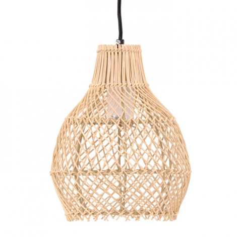 Lampe Suspension Déco en Rotin "Varekil" 25cm Naturel|Suspensions|Paris Prix