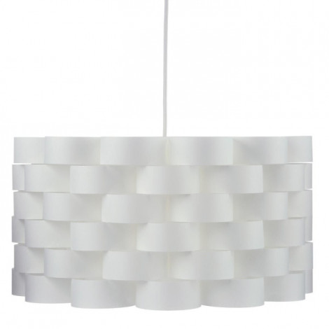 Lampe Suspension "Moki" 42cm Blanc|Suspensions|Paris Prix