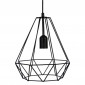 Lampe Suspension Métal 26cm Noir|Suspensions|Paris Prix