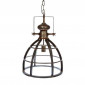 Lampe Suspension Métal "Factory" 58cm Gris|Suspensions|Paris Prix
