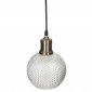 Lampe Suspension Boule en Verre "Iris" 19cm Or|Suspensions|Paris Prix