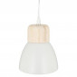 Lampe Suspension Métal "Cloche" 19cm Blanc|Suspensions|Paris Prix