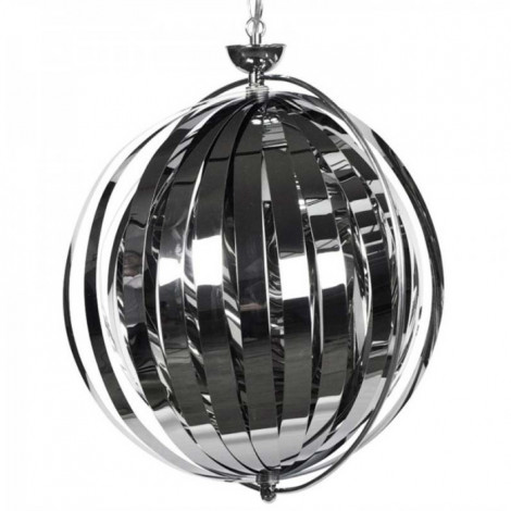 Lampe Suspension "Sphère" 40cm Chrome|Suspensions|Paris Prix