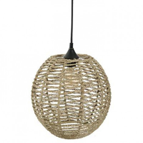 Lampe Suspension Vintage "Boule" 33cm Naturel|Suspensions|Paris Prix