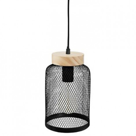Lampe Suspension en Métal "Sofia" 24cm Noir|Suspensions|Paris Prix