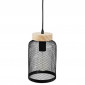 Lampe Suspension en Métal "Sofia" 24cm Noir|Suspensions|Paris Prix