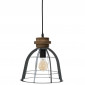 Lampe Suspension en Métal "Derevo" 25cm Gris|Suspensions|Paris Prix